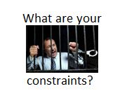 constraints and strategic initiative design